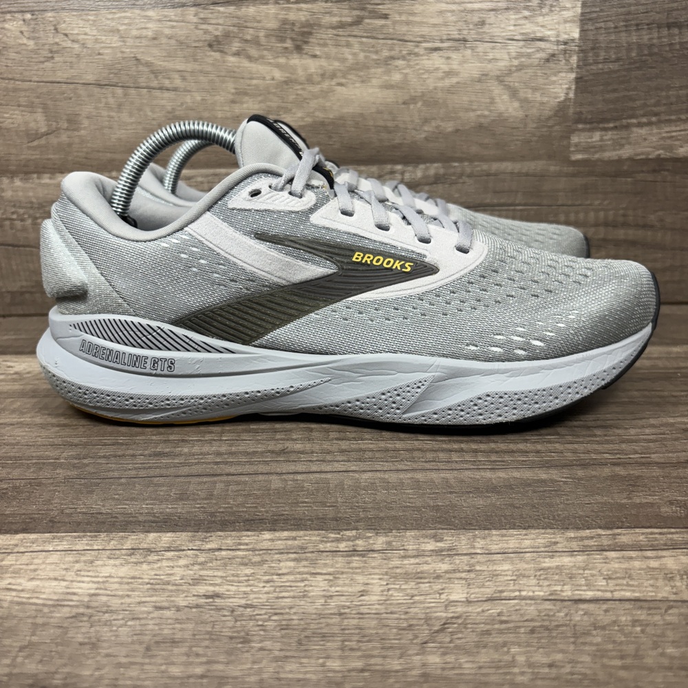 Brooks Adrenaline GTS 24 Gray Mens US Size 10 EUR 44 1104371D084 Running Shoes